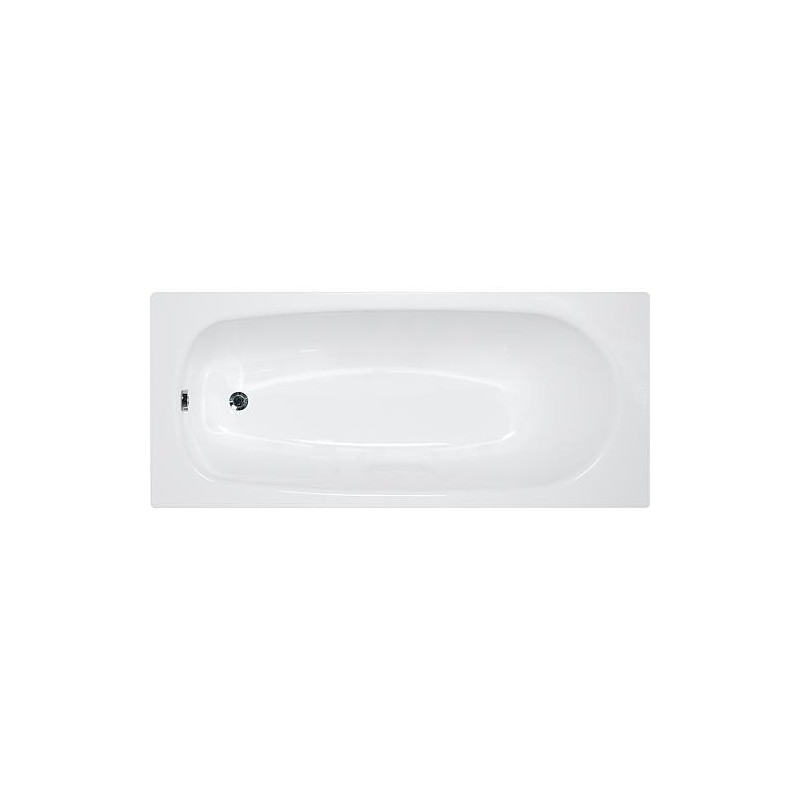 Baignoire VERONA 1600x395x700 mm volume: 120 L acier emaillé blanc