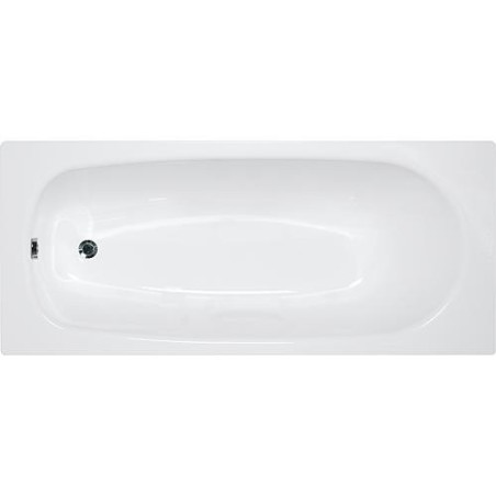 Baignoire VERONA 1600x395x700 mm volume: 120 L acier emaillé blanc