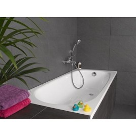 Baignoire VERONA 1600x395x700 mm volume: 120 L acier emaillé blanc