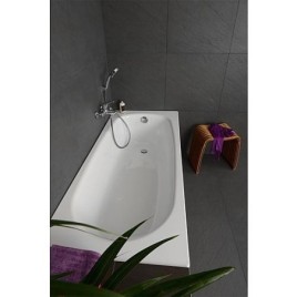 Baignoire VERONA 1600x395x700 mm volume: 120 L acier emaillé blanc