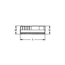 PVC-U - Raccord adhesif Douille de tuyau de refoulement, 40 mm