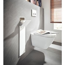 Module WC emco asis pure encastré, butée droite 730mm blanc alpin