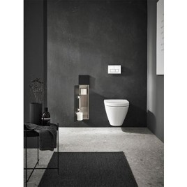 Module WC emco asis pure encastré, butée droite 730mm blanc alpin