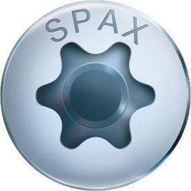 Vis à tête demi-ronde Spax Wirox filetage complte T-Star Plus Ø 3,5x12 mm, UE 1000 pieces