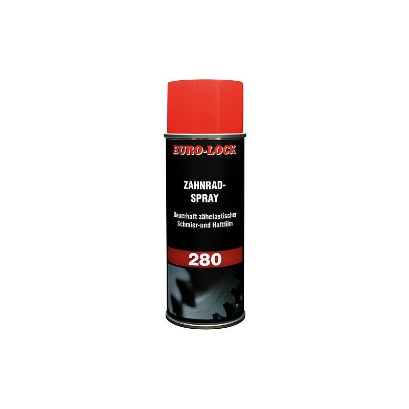 Spray pour engrenages EURO-LOCK LOS 280 bombe aérosol 400ml