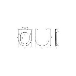 abattant WC EVENES edos Softclose avec Take off