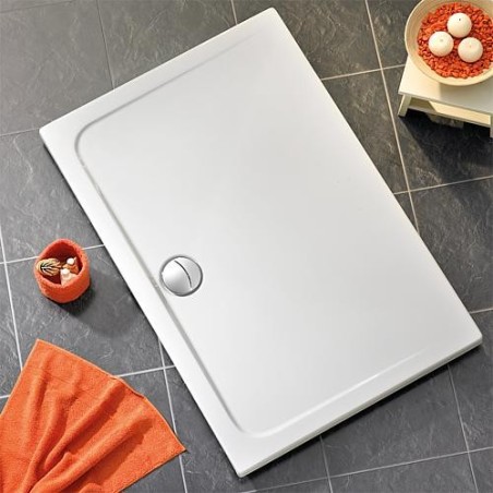 Receveur EILA rectangulaire 1200x25x900 mm acrylique, blanc