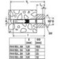 Système d’ancrage FH II 18/30 SK R inox A4