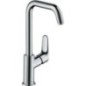 Mitigeur de lavabo Hansgrohe 240 Focus saillie 160 mm chrome sans robinetterie d’écoulement