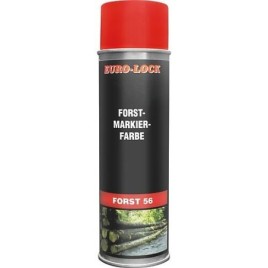 Peinture de marquage rouge fluo EURO-LOCK LOS 5604, aérosol 500ml