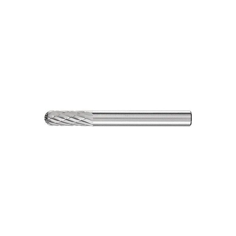 Fraise au carbure PFERD cylindrique tête sphérique, 3 Ø 6,0mm, tige: 6mm, L:55mm