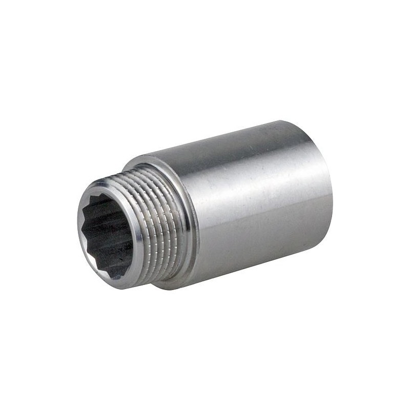 Rallonge robinet 3/4" x 25mm inox 1.4408