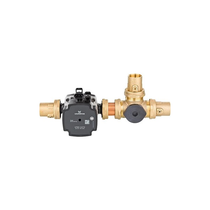 Clapet de chargement ACG Pompe Grundfos UPM3 Auto L25-50 DN25, 55°C et 61°C