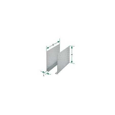 Connecteur fix panne 2 pieces 200x220x2,0 mm