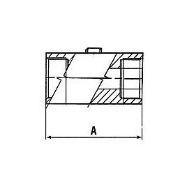 mini vanne spherique tournevis type401femelle/femelle 1/8"x1/8" PL2" ,