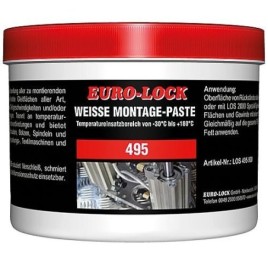 Pâte de montage blanche EURO-LOCK LOS 495 boîte 500g