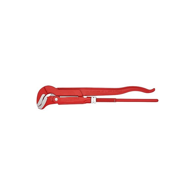 Pince serre-tube en S, KNIPEX rouge laqué, L: 420mm