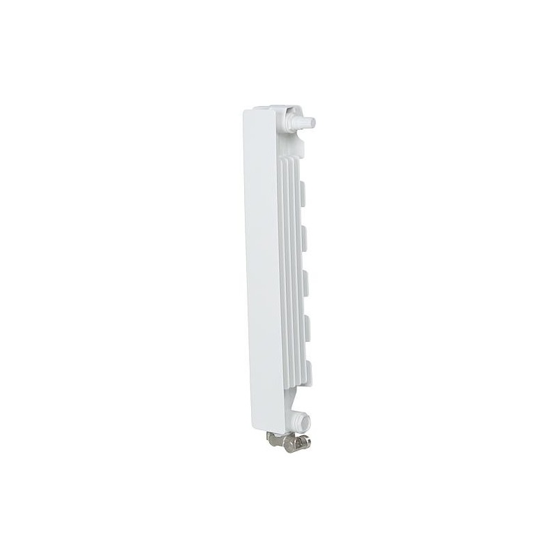 Radiateur aluminium robinet Blitz Super B4,350/100-droite, RAL 9010