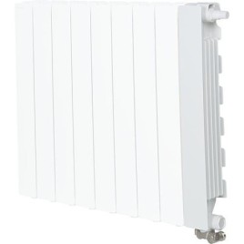 Radiateur aluminium robinet Blitz Super B4,350/100-droite, RAL 9010