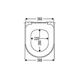 abattant WC EVENES esam Softclose Take Off