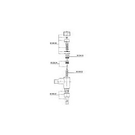 Benkiser rinceur sous pression urinoire Benkiser type 670 avec arret prealable chrome