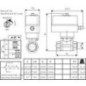 Soupape a bille electro 2/2 voies 11/2" Type EMV 110 Serie 820