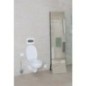 Abattant WC Vermelho, blanc softclose, en duroplast charnière en inox