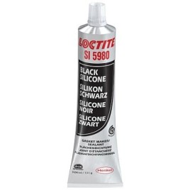 Joint plat universel flexible (silicone) LOCTITE SI 5980 noir, tube de 100 ml