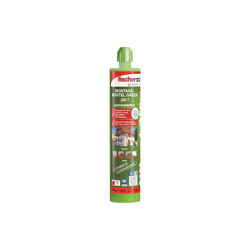 Mortier de montage vert 300 T cartouche de 300 ml