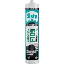 Silicone universelle SISTA F109 fusion gris clair (mat) cartouche 300ml