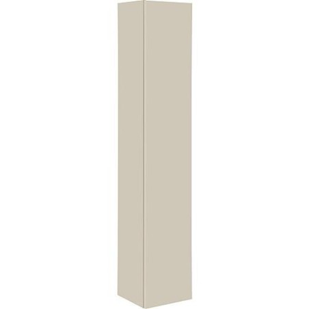 Colonne BALI 1 porte Taupe brillant, réversible 300x1600x270 mm