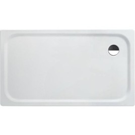 Receveur douche EDURA rectangulaire 1600x40x900 mm acier émaillé,  blanc