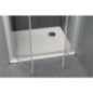 Receveur douche EDURA rectangulaire 1600x40x900 mm acier émaillé,  blanc