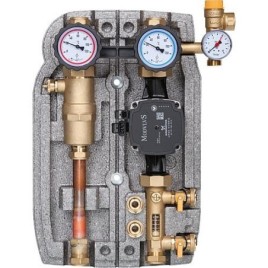 Reservoir solaire Easyflow 22mm 2 circuits,8-28l/min sep. d’air, Grundfos UPM3 Hybride 25-70