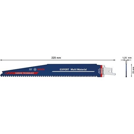 Lame de scie sabre BOSCH Expert S1156XHM materiau multi UE 1 pc