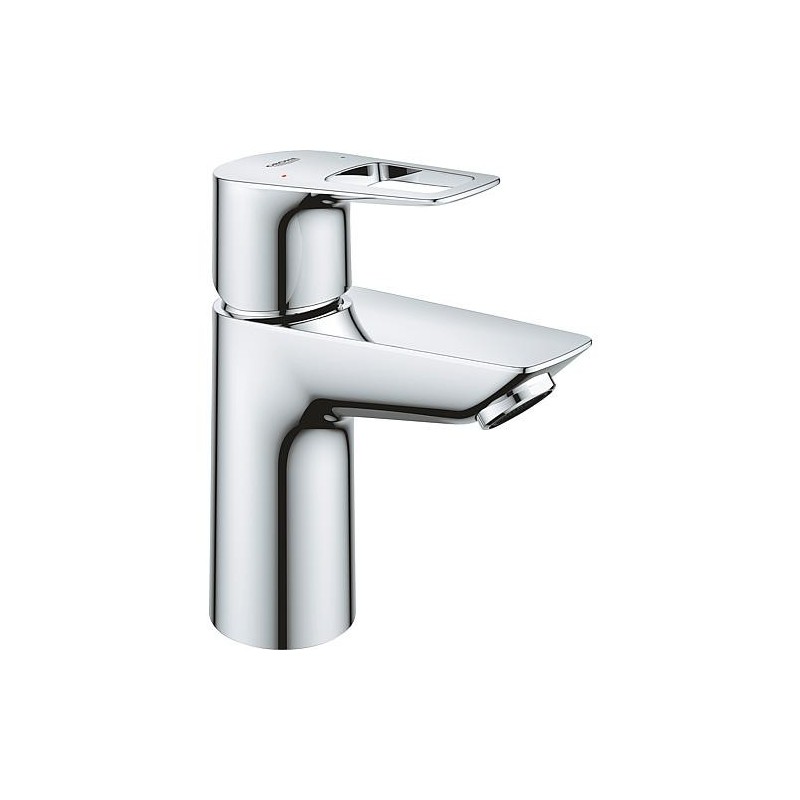 Mitigeur de lavabo Grohe Bauloop S-Size saillie 89 mm chrome PushOpen-evacuation