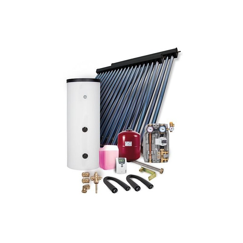 Kit solaire HP montage sur toiture 12,11m2 sans reservoir