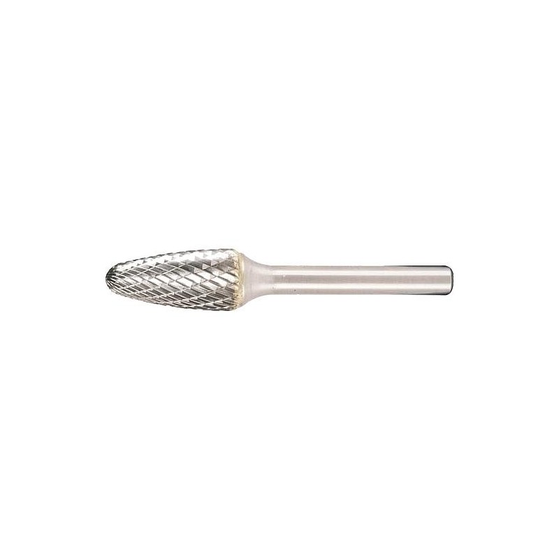 Fraise-carbure KLINGSPOR conique denture croisée Ø 9,6mm, L: 64mm