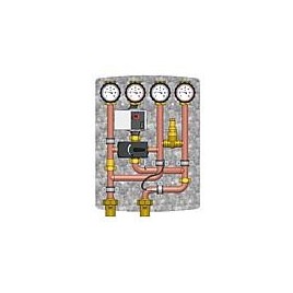 Module hydraulique Easyflow Logico, circuit direct, circuit melange, sans regulation