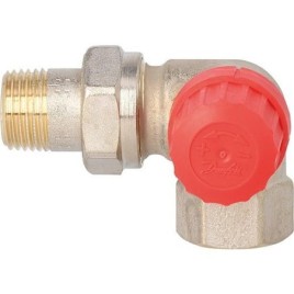 Vanne thermostatique Danfoss RA-N10, équerre droite DN10 (3/8")