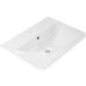 Lavabo Design ANNIKA 600x148x450 mm fonte minérale blanc