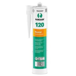 Masse d´étanchéification Neutral 120 blanc à base de silicone 1 K, élasticité permanente 310ml