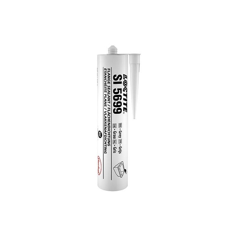 Joint de surface à haute élasticité (joint silicone - NSF) LOCTITE SI 5699 gris, cartouche de 300 ml