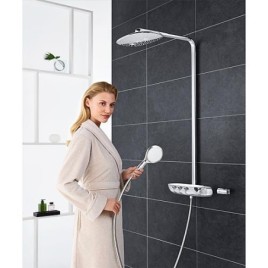 Colonne de douche Grohe SmartControl, 360 Duo douchette, pomme de douche 220x361 mm et thermostat