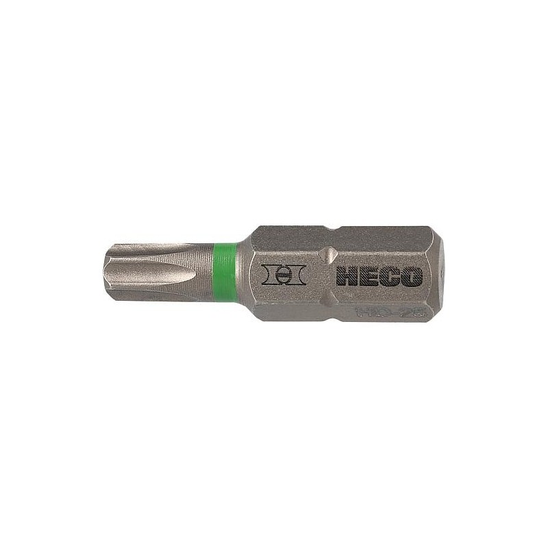 Embout HECO-Drive, HD-25 anneau vert, UE 10 pièces