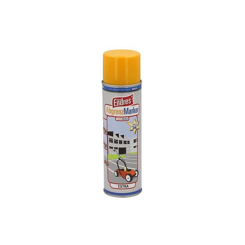 Spray de marquage jaune Roland Endres marqueur de délimitation, aérosol 600ML