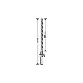 Kit Foret fraise SPAX® 2x forets bois 6 mm, 1x fraise 9,5mm, 1x clé à six pans creux