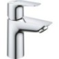 Mitigeur lavabo Grohe BauEdge S-Size saillie 93 mm chrome eau froide position centrale, écoulement Push-Open