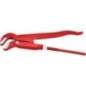 Pince serre-tube en S KNIPEX rouge laqué, L: 320mm