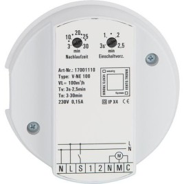 Module de commande Evenes V-NE100 100m³/h avec poursuite de fonct. temporisation de démarrage